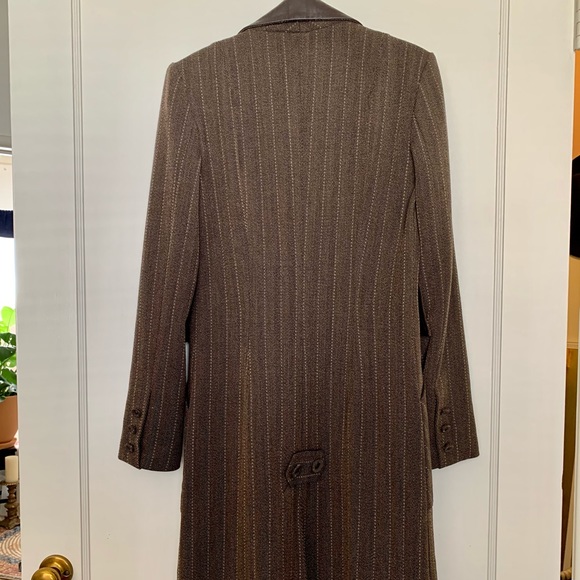 Louis Verdad Pinstripe suit trench coat - Picture 7 of 12